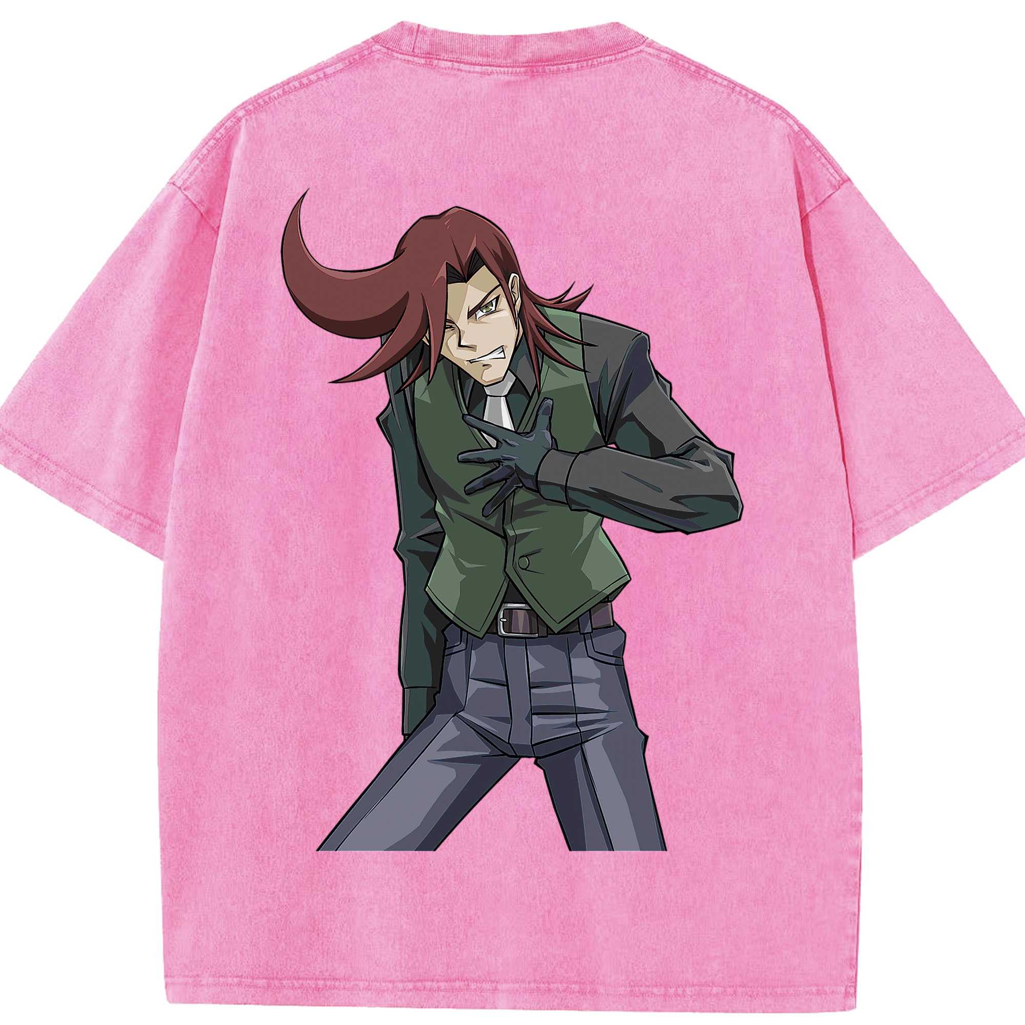 （画像用） 遊☆戯☆王 Yu-Gi-Oh! 綿100% ヴィンテージ風 半袖Tシャツ（背面プリント）